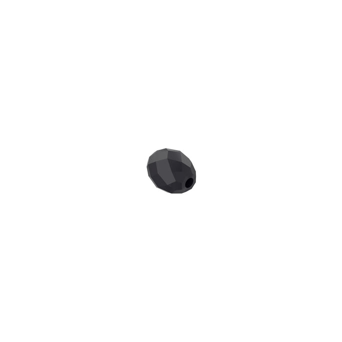 PRESTIGE Crystal, #5044 Olive Bead 7x6mm, Jet (1 Piece)