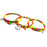 Flower Power Memory Wire Trio