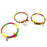 Flower Power Memory Wire Trio