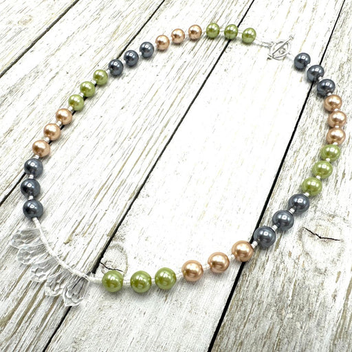 Color Blocked Elegance Necklace