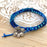 Apple Blossom Macrame Bracelet