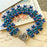 Starburst SuperDuo Bracelet in Blue & Teal