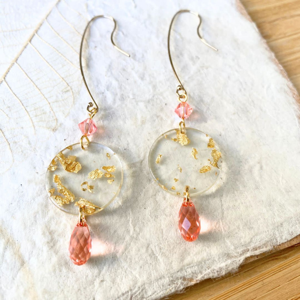 Luxe Peach Earrings