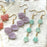 Set of 7 Czech Glass Beaded Earrings