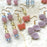 Set of 7 Czech Glass Beaded Earrings