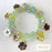 Sparkling Apple Blossom Memory Wire Bracelet