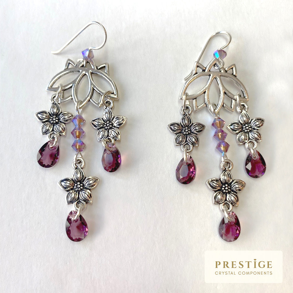 Cascading Garden Chandelier Earrings (Reboot)