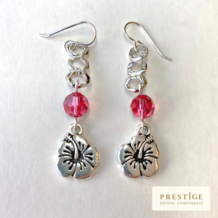 Hibiscus Flower Earrings (Reboot)
