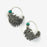 Fern Hoop Earrings