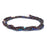 Red Garnet Natural 4-4.5mm Faceted Rainbow Plated Cube - 15-16 Inch