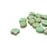 Matte Blue Turquoise Rembrandt Matubo Ginkgo Two Hole Czech Seed Beads Tube