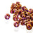 Matubo 3 Cut 6/0 Czech Glass Seed Beads in Transparent Bronze 393-06-BZ0003 - 1 Tube