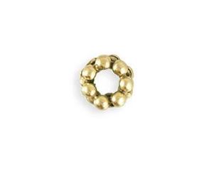 Vintaj 10K Antique Gold-Plated Dotted Ring Spacer 8mm