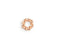 Vintaj Copper-Plated Dotted Ring Spacer 8mm