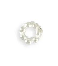 Vintaj Silver-Plated Dotted Ring Spacer 8mm