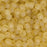 Toho RE:Glass Seed Beads, Round Size 8/0, #5002F Matte - Transparent Brown, (2.5" Tube)