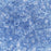 Toho RE:Glass Seed Beads, Round Size 8/0, #5013 Transparent Blue, (2.5" Tube)