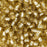 Toho RE:Glass Seed Beads, Round Size 8/0, #PF5022 Silver Lined PermaFinish - Brown, (2.5" Tube)