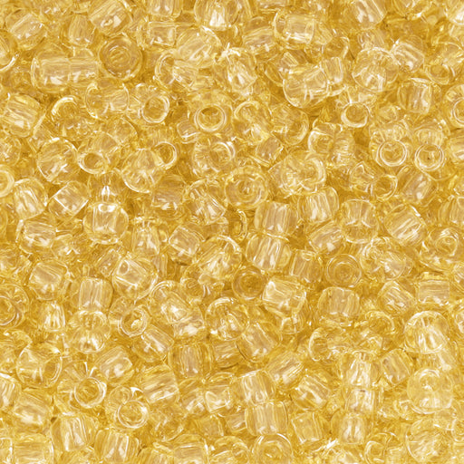 Toho RE:Glass Seed Beads, Round Size 11/0, #5002 Transparent Brown, (2.5" Tube)
