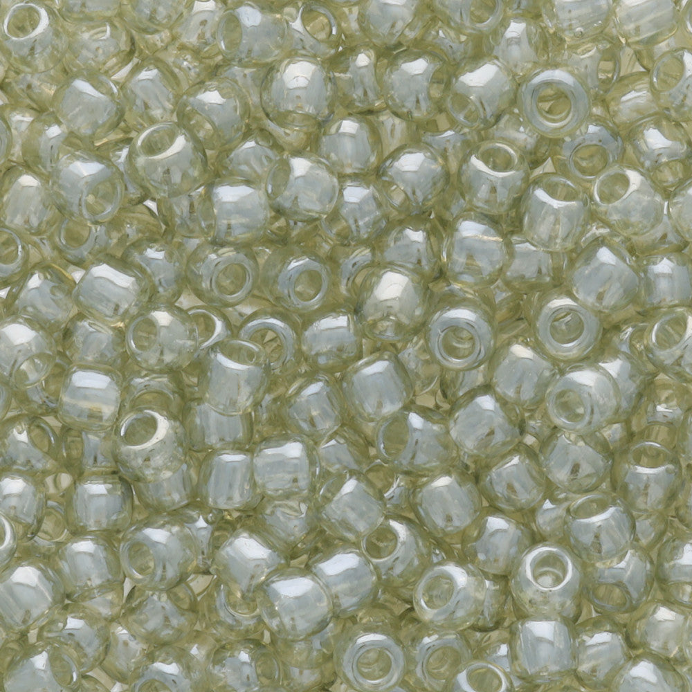 Toho RE:Glass Seed Beads, Round Size 11/0, #5113 Luster Black, (2.5" Tube)