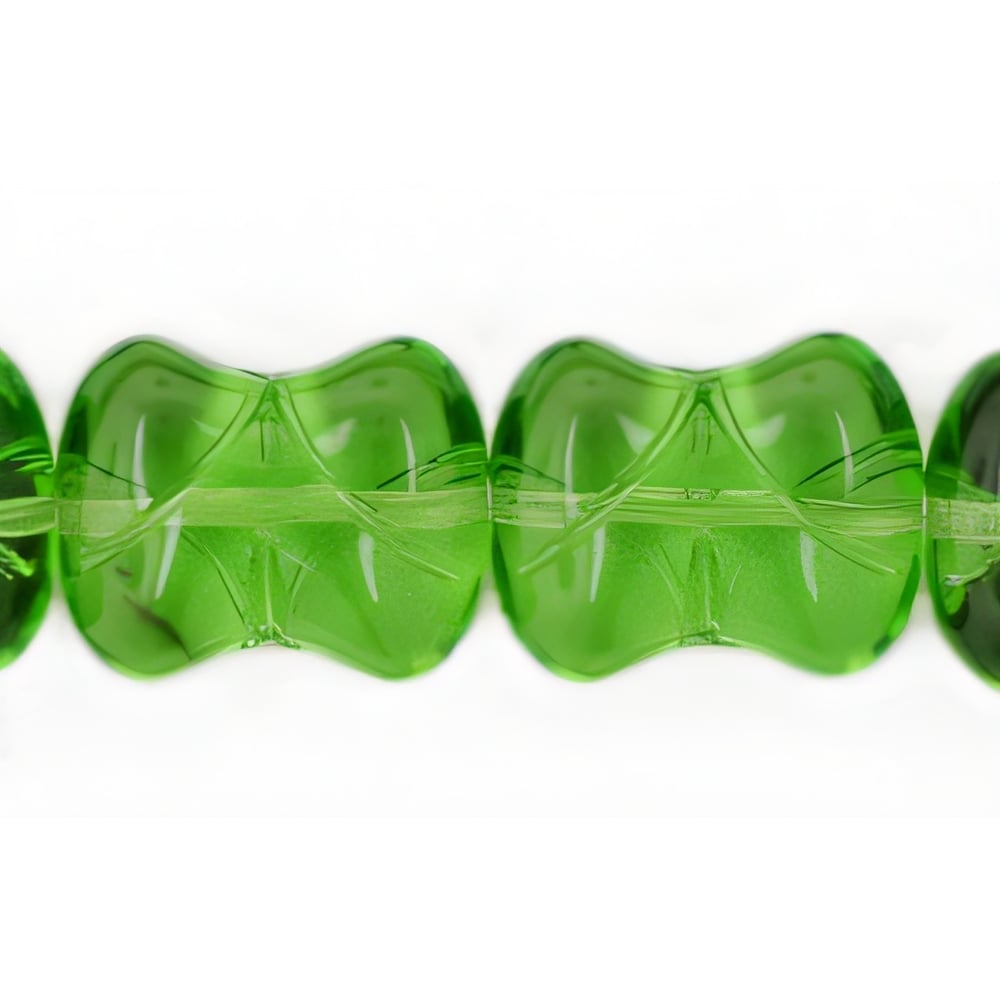 Czech Bow Ties 16/13mm Olivine (25pcs)