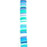 8mm Vinyl/Vulcanite Heishi Beads - Mixed Colors (Blue)