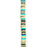4mm Vinyl/Vulcanite Heishi Beads - Mixed Colors (Brown Blue)