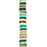 8mm Vinyl/Vulcanite Heishi Beads - Mixed Colors (Brown Blue)