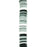 8mm Vinyl/Vulcanite Heishi Beads - Mixed Colors (Black/Grey)