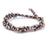 6mm Metallic Copper Star Cut Glass Beads