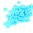 6mm Vinyl/Vulcanite Heishi Beads - Blue