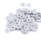 6mm Vinyl/Vulcanite Heishi Beads - Grey