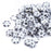 6mm Vinyl/Vulcanite Heishi Beads - Black with Grey
