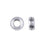 15mm Antique Silver Plated Bali Style Large Hole Donut Beads (5 Pieces)