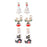 Merry and Bright Enamel Gold Plated Charm Set