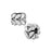 6x8mm Laurel Wreath Bead for 2mm Leather
