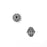 8mm Antique Silver Plated Bali Style Fluted Bicone Beads (10 Pieces)