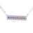 Silver-Plated Stainless Steel Beadable Bar Pendant