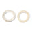 Handmade Woven Rattan Straw Oval Ring Pendant/Connector (1 Pair)