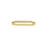Gold-Plated Stainless Steel Beadable Rectangular Link