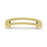 Gold-Plated Stainless Steel Beadable Slider for 10mm Leather
