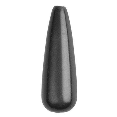 30mm Tear Drop Black Miracle Beads (5 Pieces)