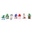 18x13mm Holiday Cheer Gnome Lampwork Bead