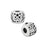 6x7mm Cut-Out Floral Barrel Bead for 2mm Leather