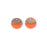 20mm Wood & Coral Resin Disc Focal Piece Pendant Charm (2 Pieces)