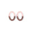 20x30mm Wood & Pale Pink Resin Oval Focal Pieces (1 Pair)
