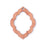 82x60mm Jumbo Oval Scallop Cutout Cherry Wood Pendant