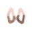 20x38mm Wood & Pale Pink Resin Free Form Shaped with Cut Out Focal Piece Pendant (1 Pair)