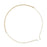 Gold Plated Adjustable Rolo Chain Necklace Double Slide Clasp