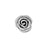 Rose Bead for 2mm Leather